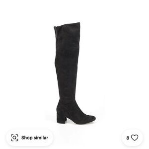Elegant Black Women's Knee-High Boots